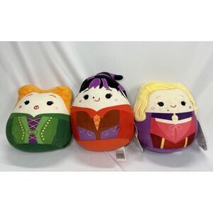 Squishmallows Hocus Pocus Disney Sanderson Sisters 6.5"-7.5" Plush Set